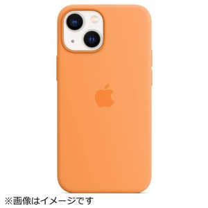 アップル MagSafe対応 iPhone 13 mini シリコーンケース マリーゴールド MM1U3FEA