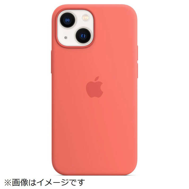 アップル アップル MagSafe対応 iPhone 13 mini シリコーンケース ピンクポメロ MM1V3FEA MM1V3FEA