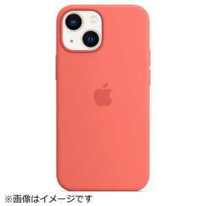 アップル MagSafe対応 iPhone 13 mini シリコーンケース ピンクポメロ MM1V3FEA