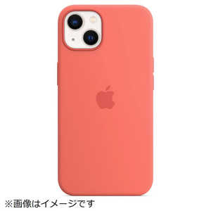アップル MagSafe対応 iPhone 13 シリコーンケース ピンクポメロ MM253FEA