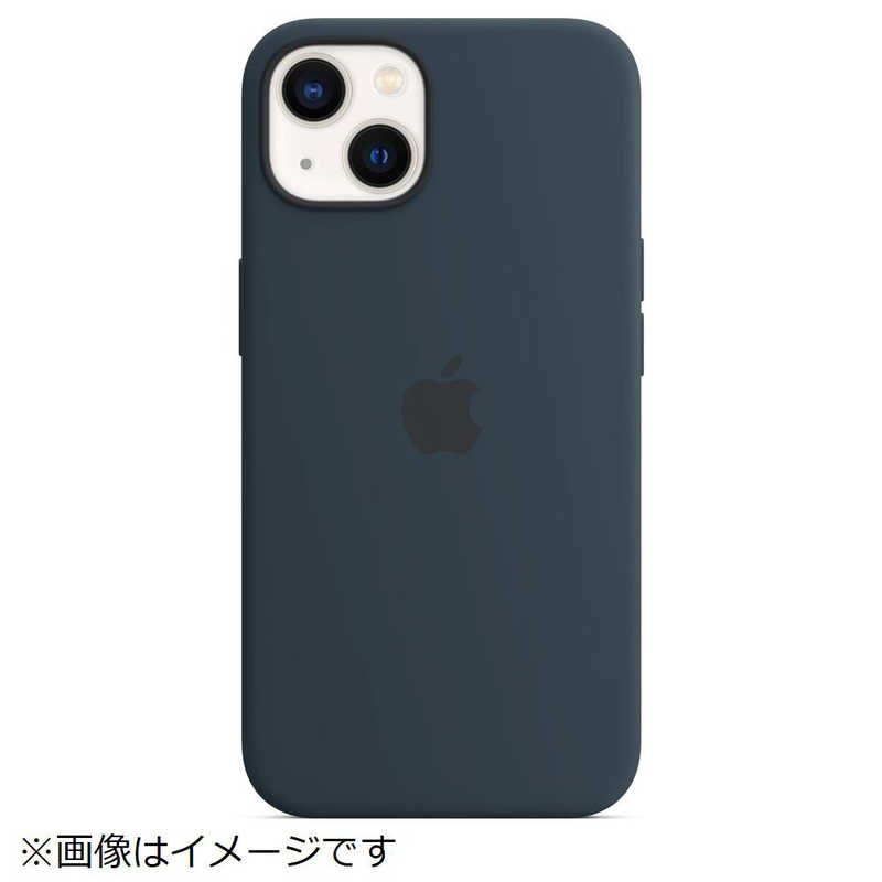 アップル アップル 【純正】MagSafe対応 iPhone 13 シリコーンケース アビスブルー MM293FEA MM293FEA