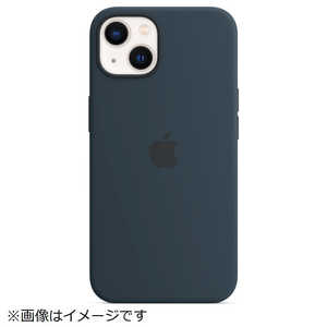 アップル 【純正】MagSafe対応 iPhone 13 シリコーンケース アビスブルー MM293FEA