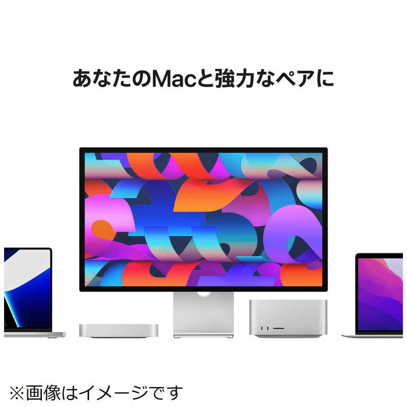 アップル アップル Apple Studio Display - 標準ガラス - 傾きと高さを調整できるスタンド [27型 /5K(5120×2880） /ワイド] MK0Q3J/A MK0Q3J/A