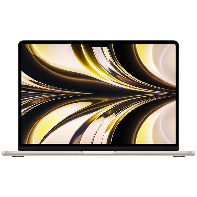 アップル アップル MacBook Air 13インチ Apple M2チップ搭載モデル ［2022年モデル SSD 256GB メモリ 8GB 8コアCPUと8コアGPU ］ スターライト MLY13J/A MLY13J/A