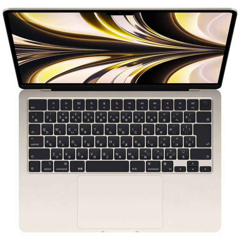アップル アップル MacBook Air 13インチ Apple M2チップ搭載モデル [2022年モデル /SSD 256GB /メモリ 8GB /8コアCPUと8コアGPU ] スターライト MLY13J/A MLY13J/A