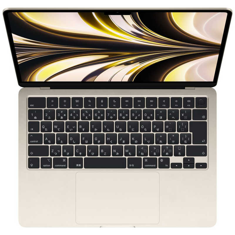 アップル アップル MacBook Air 13インチ Apple M2チップ搭載モデル ［2022年モデル SSD 256GB メモリ 8GB 8コアCPUと8コアGPU ］ スターライト MLY13J/A MLY13J/A