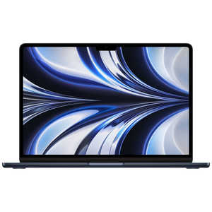 アップル MacBook Air 13インチ Apple M2チップ搭載モデル [2022年モデル /SSD 512GB /メモリ 8GB /8コアCPUと10コアGPU ] ミッドナイト MLY43J/A