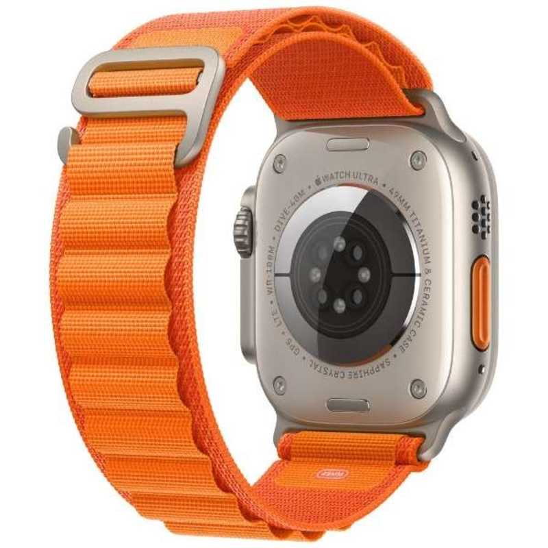 アップル アップル Apple Watch Ultra(GPS + Cellularモデル) 49mmチタニウムケースとオレンジアルパインループ - S-MNHH3J/A 49mmチタニウムケースとオレンジアルパインループ - S-MNHH3J/A