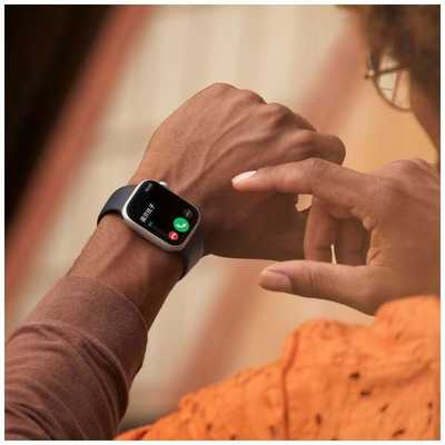 アップル Apple Watch Series 8(GPSモデル) 45mmミッドナイトアルミニウムケースとミッドナイトスポーツバンド -  レギュラー-MNP13J/A