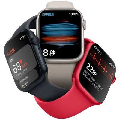 アップル Apple Watch Series 8(GPSモデル) 45mmミッドナイトアルミニウムケースとミッドナイトスポーツバンド -  レギュラー-MNP13J/A