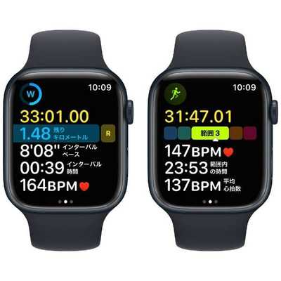 アップル Apple Watch Series 8(GPSモデル) 45mmミッドナイト ...