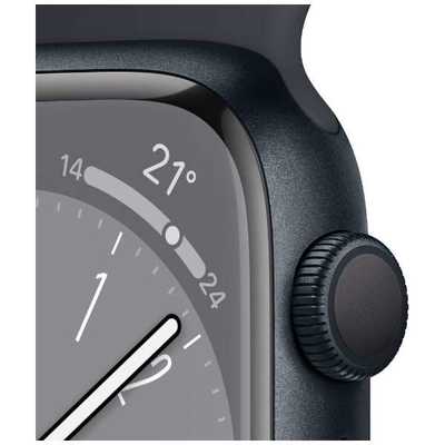 アップル Apple Watch Series 8(GPSモデル) 41mmミッドナイト