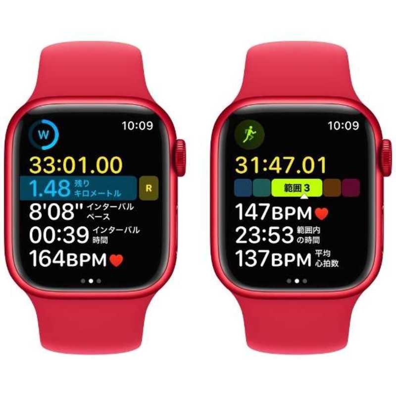 アップル アップル Apple Watch Series 8(GPSモデル) 41mm(PRODUCT)REDアルミニウムケースと(PRODUCT)REDスポーツバンド - レギュラー-MNP73J/A 41mm(PRODUCT)REDアルミニウムケースと(PRODUCT)REDスポーツバンド - レギュラー-MNP73J/A