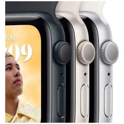 アップル Apple Watch SE(GPSモデル) 40mmスターライトアルミニウム
