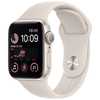 アップル Apple Watch SE(GPSモデル) 40mmスターライトアルミニウムケースとスターライトスポーツバンド - レギュラー-MNJP3J/A