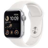 Apple Watch SE GPSモデル 40mm ホワイトスポーツバンド アップル Apple Watch SE(GPSモデル) 40mmスターライトアルミニウム