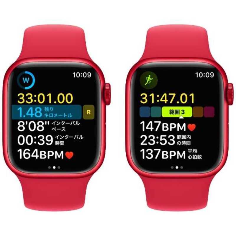 アップル アップル Apple Watch Series 8(GPS + Cellularモデル) 41mm(PRODUCT)REDアルミニウムケースと(PRODUCT)REDスポーツバンド - レギュラー-MNJ23J/A 41mm(PRODUCT)REDアルミニウムケースと(PRODUCT)REDスポーツバンド - レギュラー-MNJ23J/A