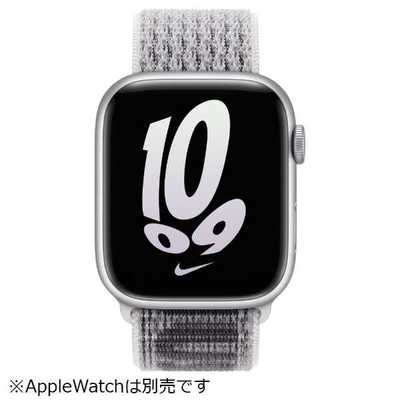 アップル 45mmケース用サミットホワイト/ブラックNikeスポーツループ 
