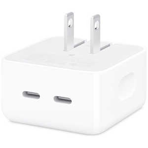アップル AC - USB充電器 MacBook・iPad対応 35W [2ポート：USB-C]  MNWM3AMA