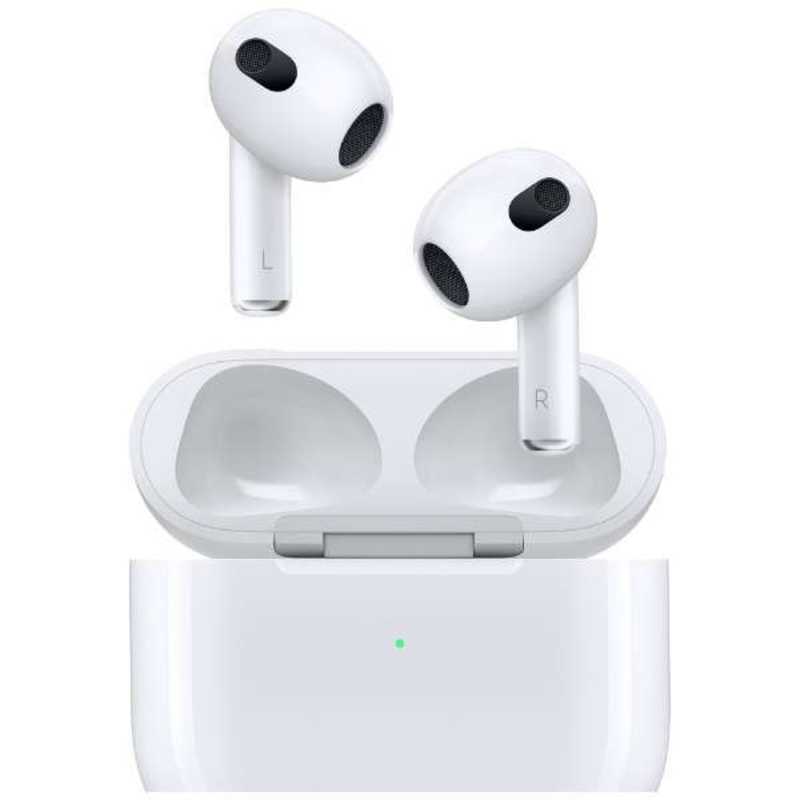 アップル アップル Lightning充電ケース付きAirPods(第3世代) ［リモコン・マイク対応 ワイヤレス(左右分離) Bluetooth］ MPNY3J/A MPNY3J/A