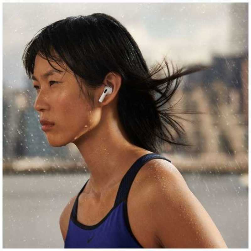 アップル アップル Lightning充電ケース付きAirPods(第3世代) ［リモコン・マイク対応 ワイヤレス(左右分離) Bluetooth］ MPNY3J/A MPNY3J/A