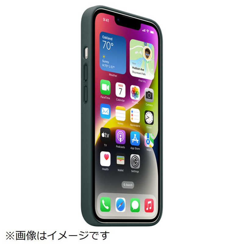 アップル アップル (純正)MagSafe対応iPhone 14レザーケース フォレストグリーン MPP53FE/A MPP53FE/A