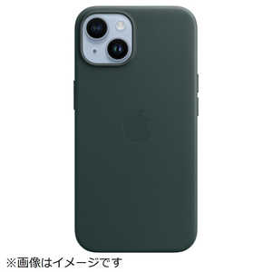 アップル (純正)MagSafe対応iPhone 14レザーケース フォレストグリーン MPP53FE/A