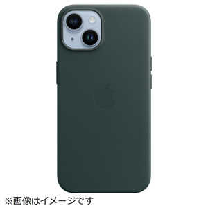アップル (純正)MagSafe対応iPhone 14レザーケース フォレストグリーン MPP53FE/A