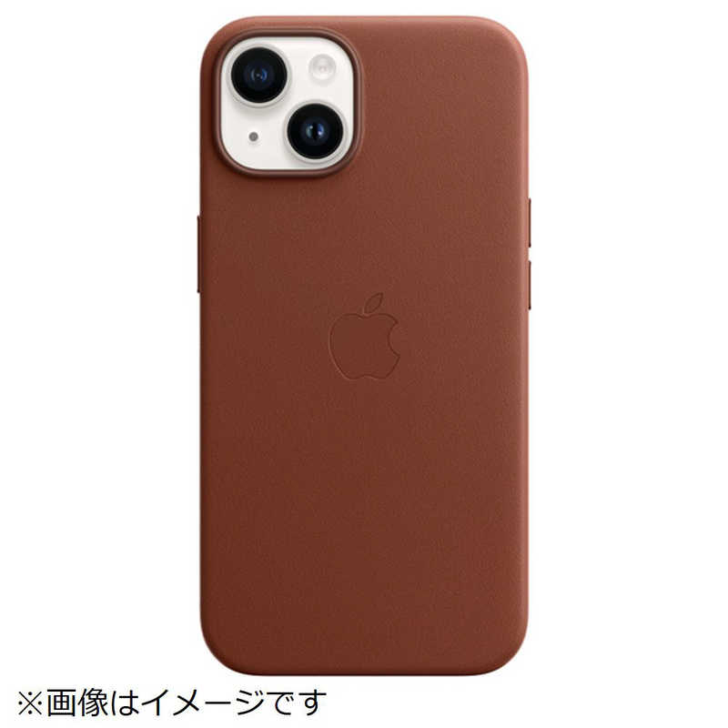 アップル アップル (純正)MagSafe対応iPhone 14レザーケース アンバー MPP73FE/A MPP73FE/A
