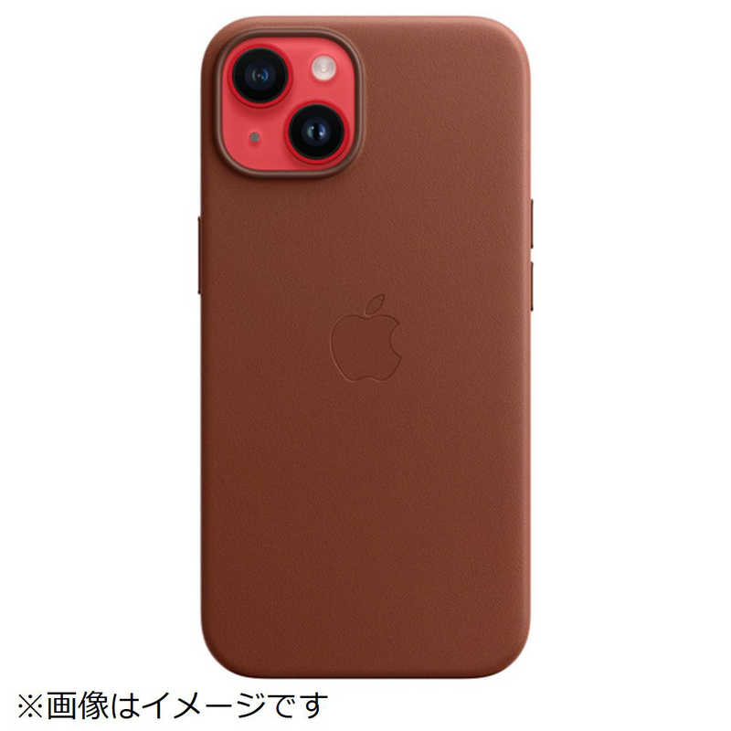 アップル アップル (純正)MagSafe対応iPhone 14レザーケース アンバー MPP73FE/A MPP73FE/A