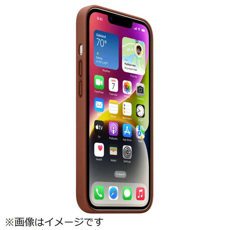 アップル アップル (純正)MagSafe対応iPhone 14レザーケース アンバー MPP73FE/A MPP73FE/A