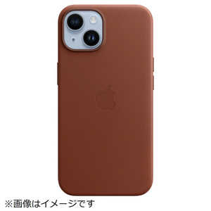 アップル (純正)MagSafe対応iPhone 14レザーケース アンバー MPP73FE/A