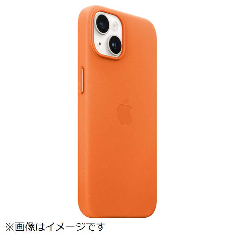 アップル アップル (純正)MagSafe対応iPhone 14レザーケース オレンジ MPP83FE/A MPP83FE/A