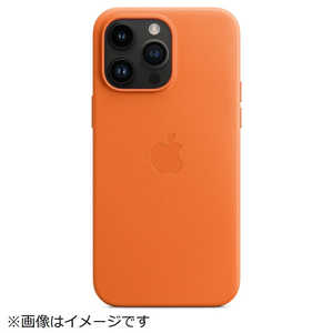 アップル (純正)MagSafe対応iPhone 14 Pro Maxレザーケース オレンジ MPPR3FE/A