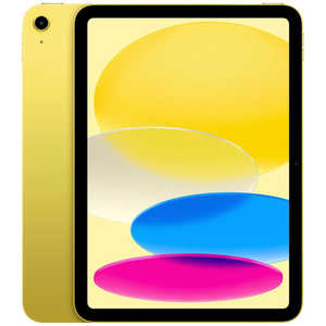 アップル iPad(第10世代) A14 Bionic 10.9型 WiFiモデル ストレージ：256GB イエロー MPQA3JA