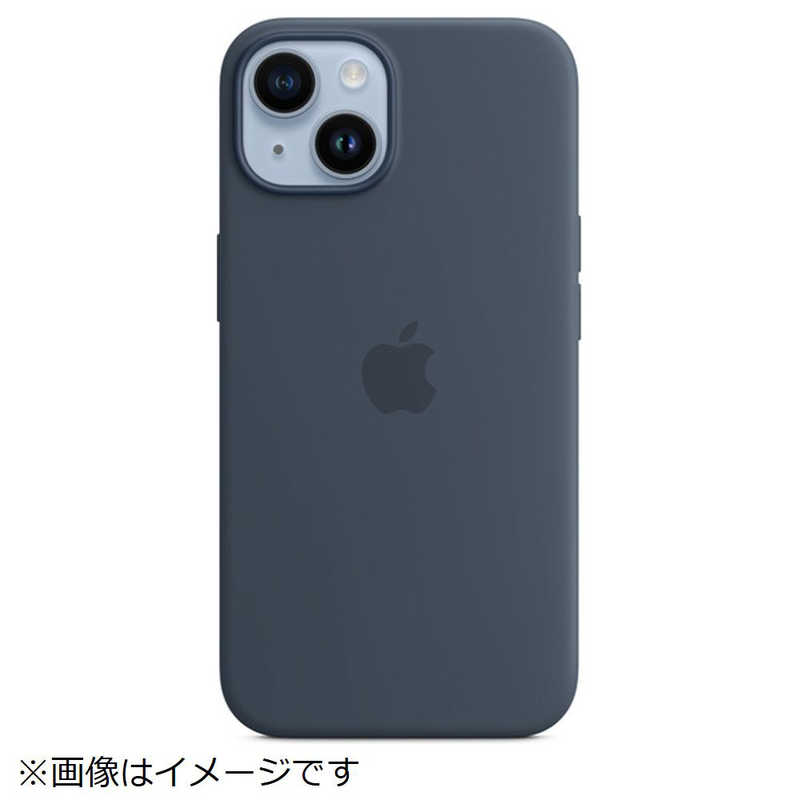 アップル アップル (純正)MagSafe対応iPhone 14シリコーンケース ストームブルー MPRV3FE/A MPRV3FE/A