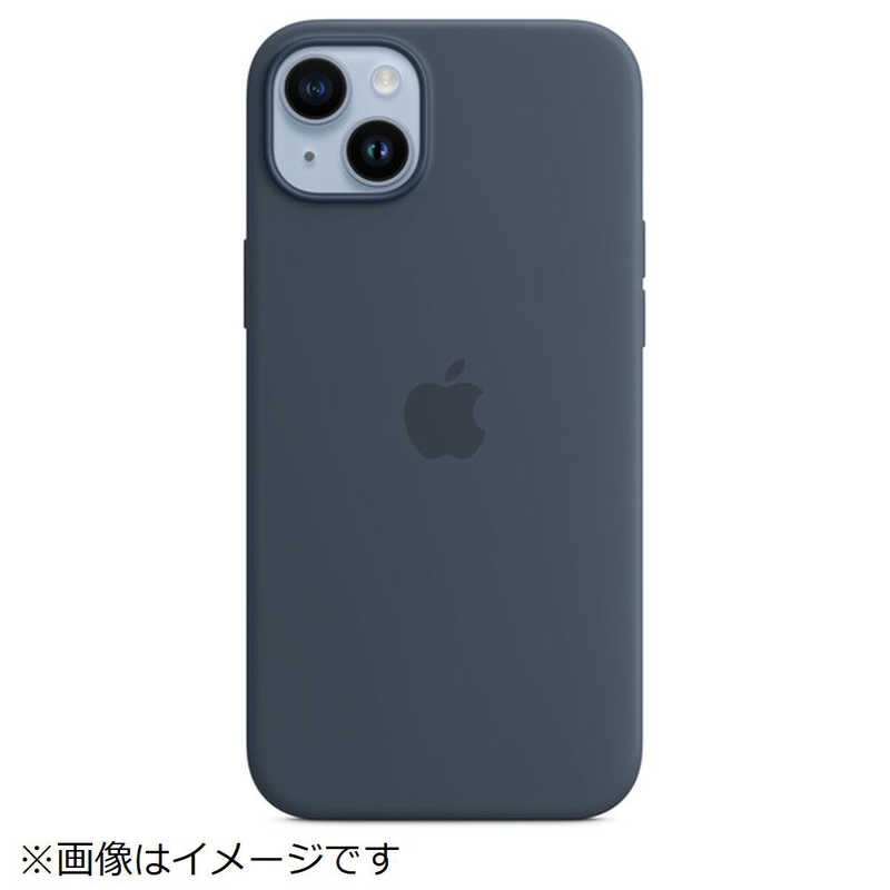 アップル アップル (純正)MagSafe対応iPhone 14 Plusシリコーンケース ストームブルー MPT53FE/A MPT53FE/A