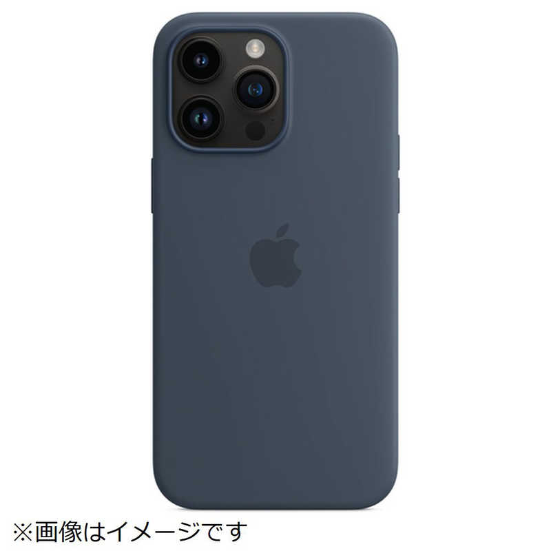 アップル アップル (純正)MagSafe対応iPhone 14 Pro Maxシリコーンケース ストームブルー MPTQ3FE/A MPTQ3FE/A