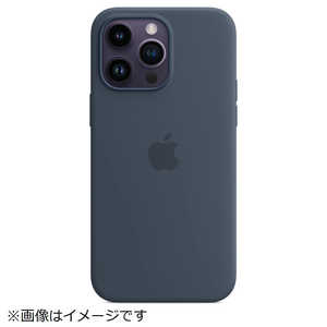 アップル (純正)MagSafe対応iPhone 14 Pro Maxシリコーンケース ストームブルー MPTQ3FE/A