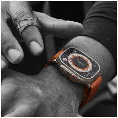 Apple Watch Ultra 49mm オレンジアルパインループ