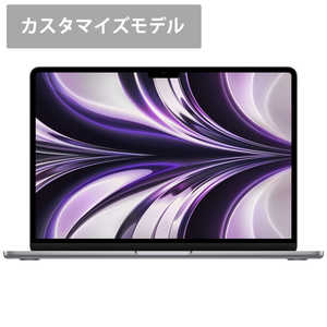 アップル (カスタマイズモデル)MacBook Air 13インチ Apple M2チップ搭載モデル ［2022年 SSD 512GB メモリ 16GB 8コアCPUと10コアGPU ］ MLXX3JA/CTO