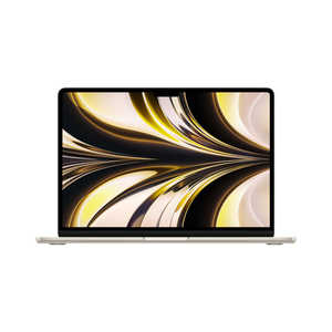 アップル (カスタマイズモデル)MacBook Air 13インチ Apple M2チップ搭載 USキーボードモデル ［SSD 256GB メモリ 8GB 8コアCPUと8コアGPU ］ スターライト MLY13JACTO
