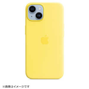 アップル MagSafe対応 iPhone 14 シリコーンケース カナリアイエロー MQU73FE/A MQU73FEA