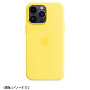 アップル MagSafe対応 iPhone 14 Pro Max シリコーンケース カナリアイエロー MQUL3FE/A MQUL3FEA