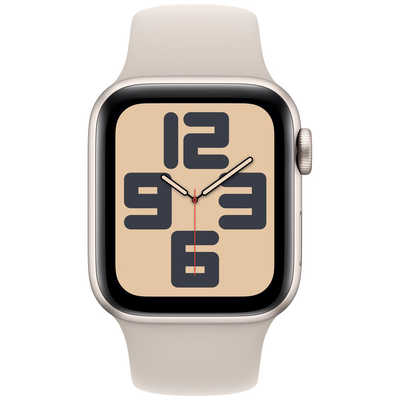 アップル Apple Watch SE(GPSモデル)- 40mmスターライトアルミニウム