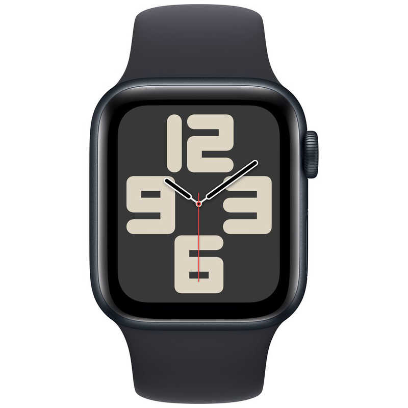 アップル アップル Apple Watch SE(GPSモデル)- 40mmミッドナイトアルミニウムケースとミッドナイトスポーツバンド - M/L MR9Y3J/A MR9Y3J/A