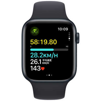 アップル Apple Watch SE(GPSモデル)- 44mmミッドナイトアルミニウム 