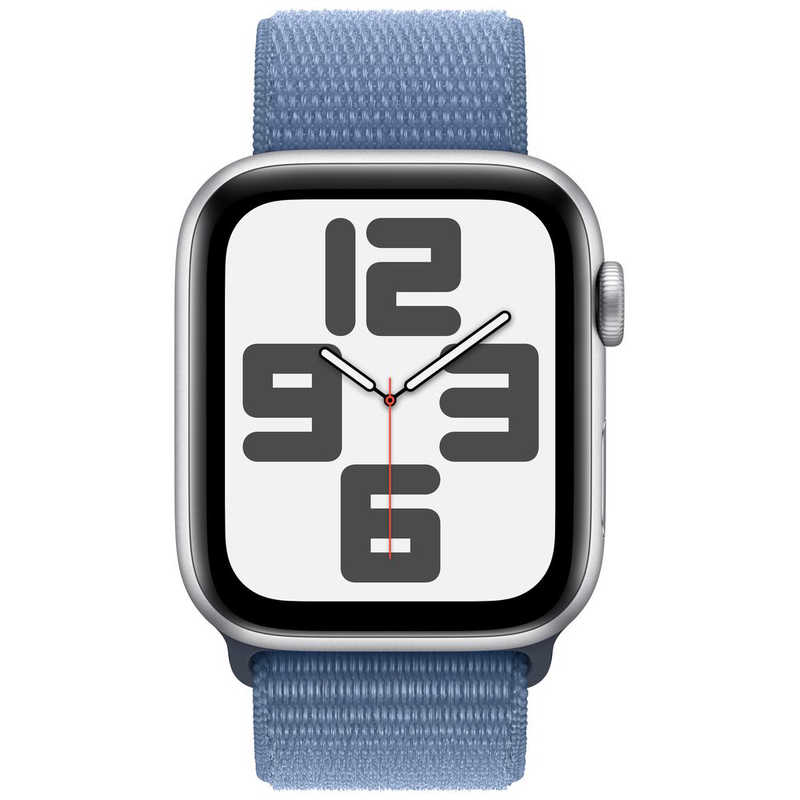 アップル アップル Apple Watch SE(GPSモデル)- 44mmシルバーアルミニウムケースとウインターブルースポーツループ MREF3J/A MREF3J/A