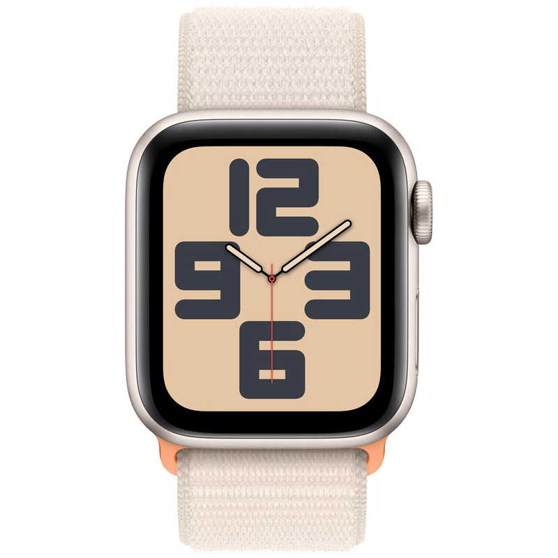 アップル アップル Apple Watch SE(GPS ＋ Cellularモデル)- 40mmケースとスターライトスポーツループ スターライトアルミニウム MRG43JA MRG43JA