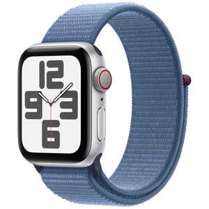 アップル Apple Watch SE(GPS ＋ Cellularモデル)- 40mmケースとウインターブルースポーツループ シルバーアルミニウム MRGQ3JA